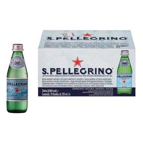 Минеральная вода газ S.Pellegrino 0.5 л стекло по 24 шт в МЕТРОНОМ