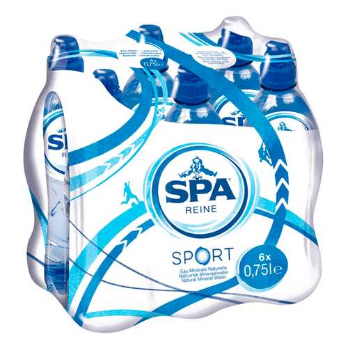 Вода минеральная SPA Reine негазированная с дозатором 0.75 л 6 шт в МЕТРОНОМ