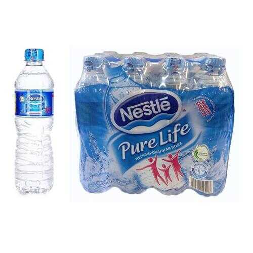 Вода Nestle pure life питьевая 0.5 л 12 штук в упаковке в МЕТРОНОМ