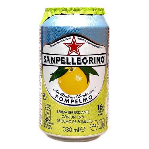 Напиток сокосодержащий San Pellegrino со вкусом грейпфрута, 0,33 л а/б по 6шт в МЕТРОНОМ
