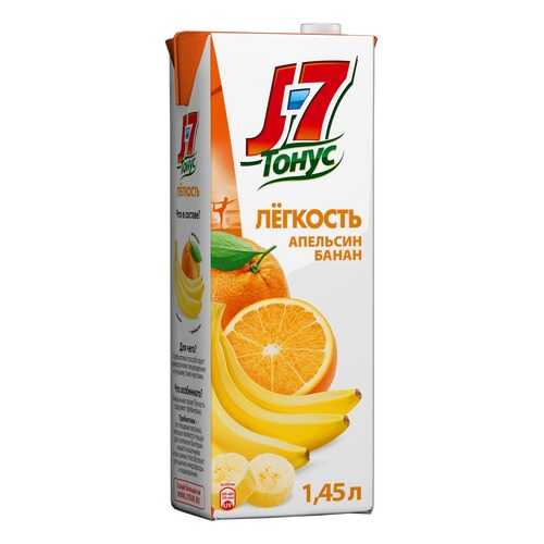 Нектар апельсин-банан J7 тонус легкость с пребиотиком 1.45 л в МЕТРОНОМ