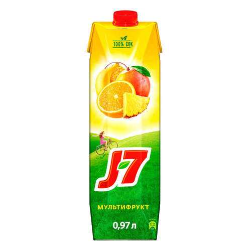 Нектар J-7 Мультифрукт с мякотью 970мл в МЕТРОНОМ
