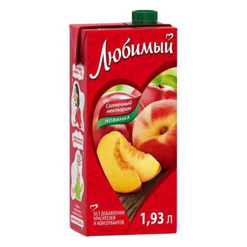 Нектар Любимый солнечный нектарин 1.93 л в МЕТРОНОМ