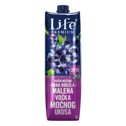 Сок Life premium из черной смородины 1 л в МЕТРОНОМ